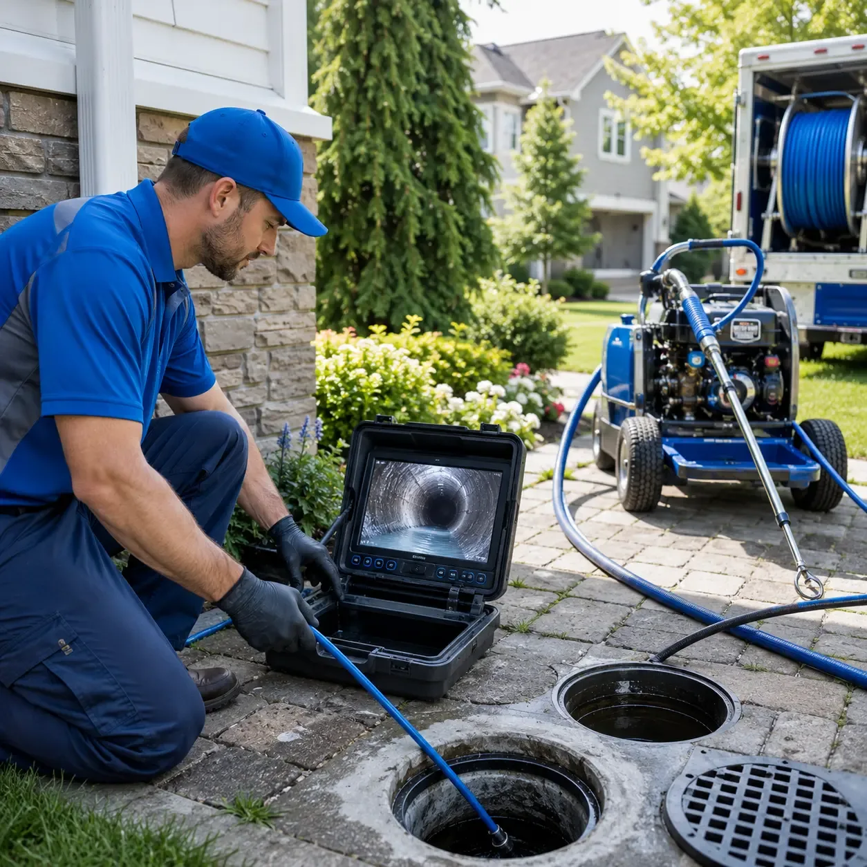 Outdoor drain cleaning professionals serving Tower Hill, IL